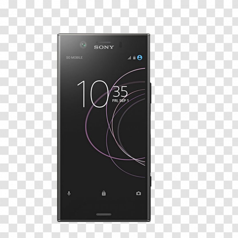 Sony Xperia XZ1 4G Smartphone LTE - Portable Communications Device Transparent PNG