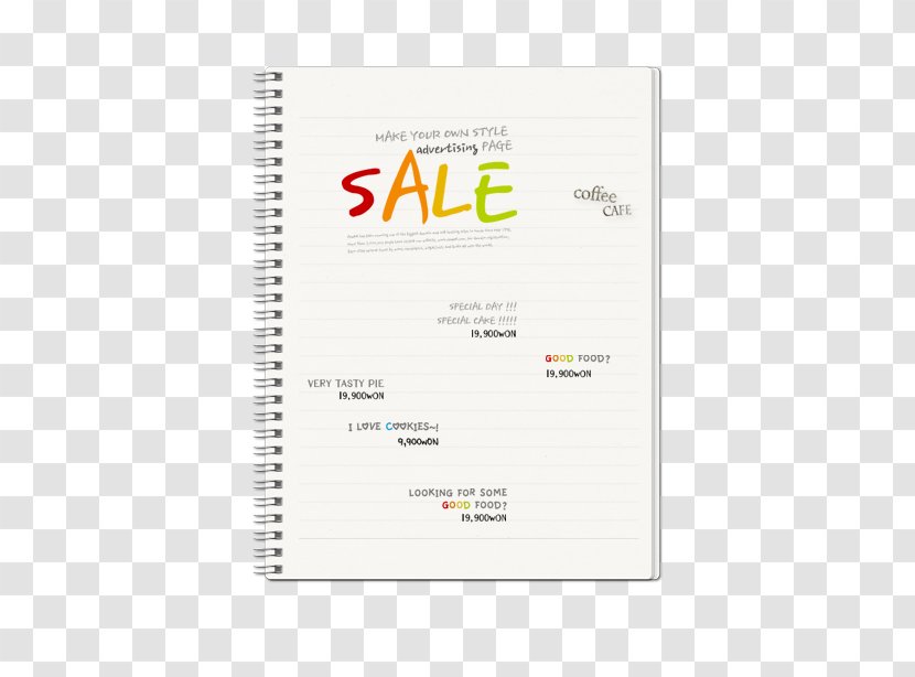 Paper Notebook Web Template - Diary Transparent PNG