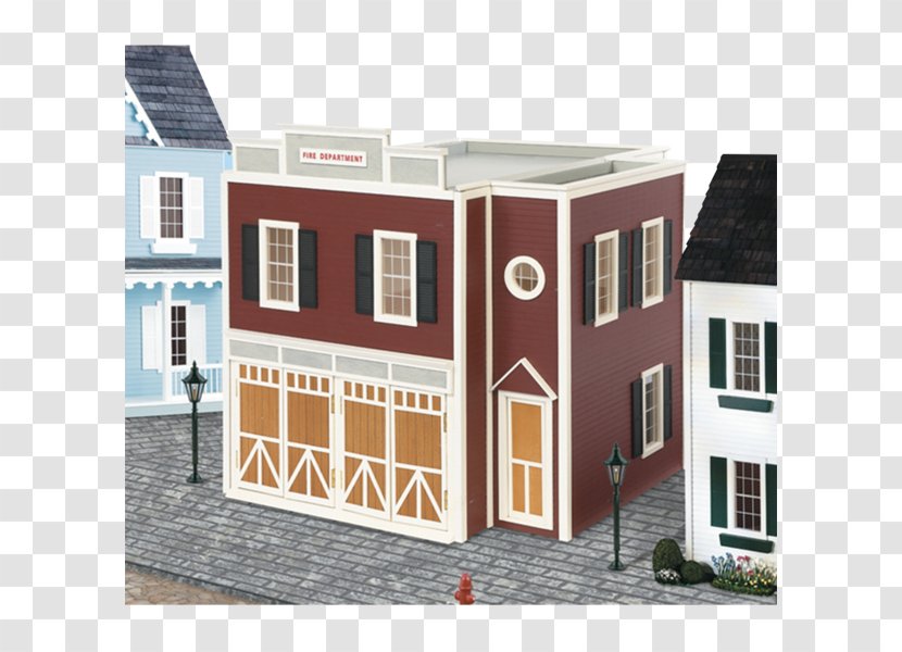 Dollhouse Home Building Fire Station - Bedroom Transparent PNG