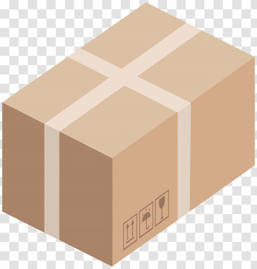 Paper Cardboard Box Clip Art - Package Delivery Transparent PNG