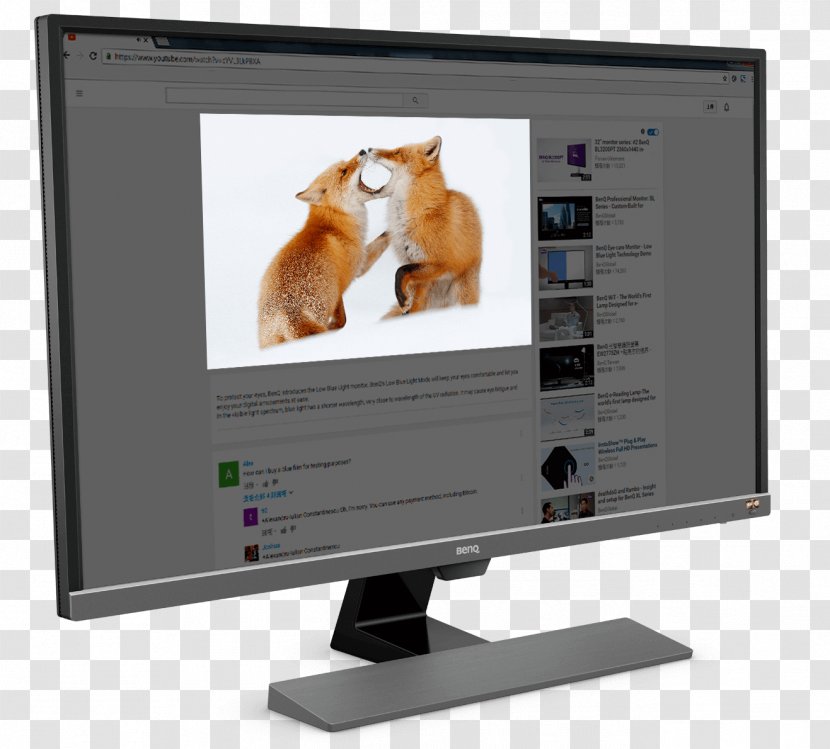 Television Set Computer Monitors High-dynamic-range Imaging Display Resolution Contrast - Benq - Left Eye Transparent PNG