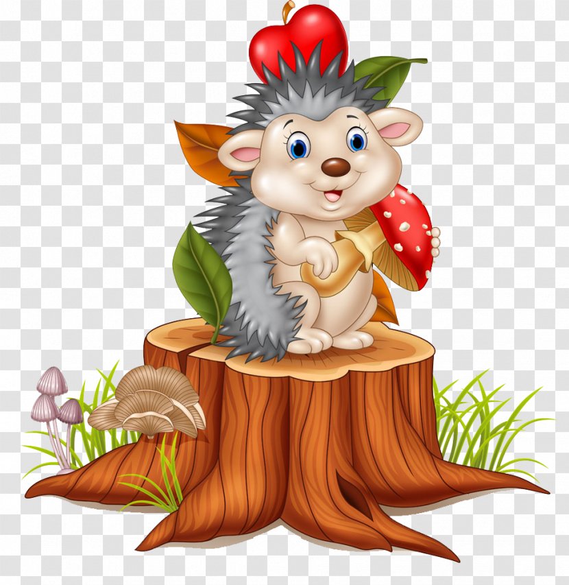 Hedgehog On The Stump - Stock Photography - Clip Art Transparent PNG
