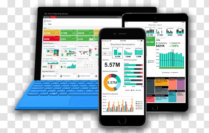 SQL Server Reporting Services Microsoft Power BI Integration - Extract Transform Load Transparent PNG