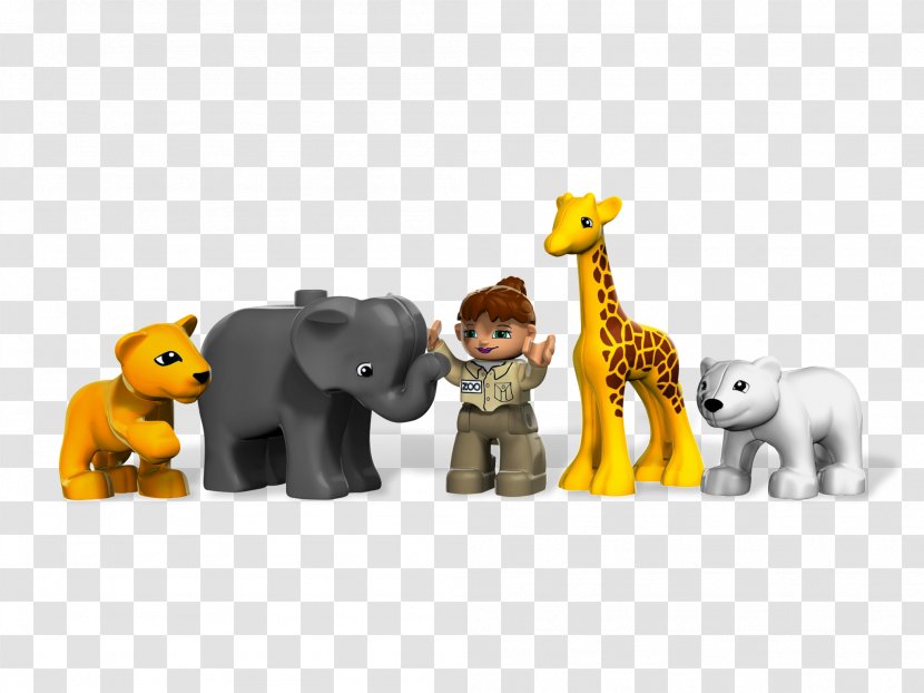 Toy Block Lego Duplo Minifigure - Northern Giraffe - Zoo Transparent PNG
