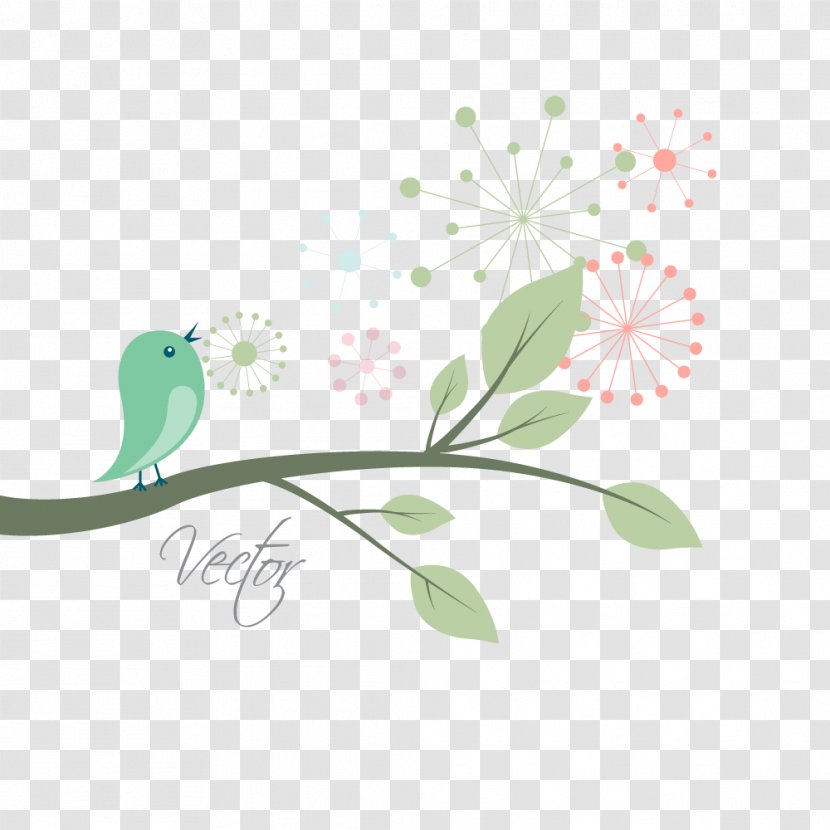 Bird Paper Euclidean Vector - Silhouette - Singing Transparent PNG