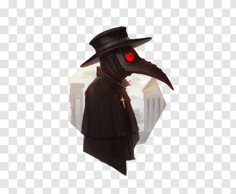 Black Death Plague Doctor Costume Bubonic - Mask - Physician Transparent PNG