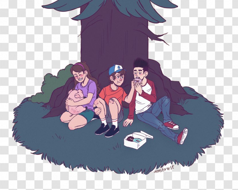 Norman Dipper Pines Mabel YouTube - Frame - Various Forms Falls Transparent PNG