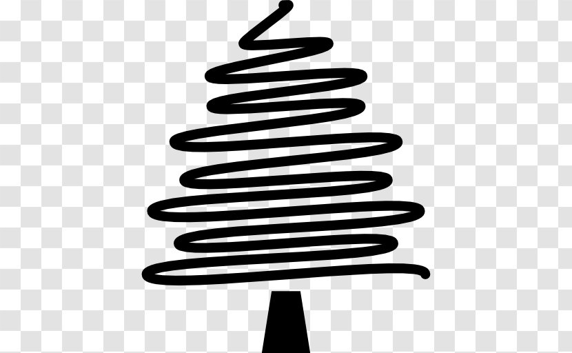 Christmas Tree Drawing Line Art - Irregular Lines Transparent PNG