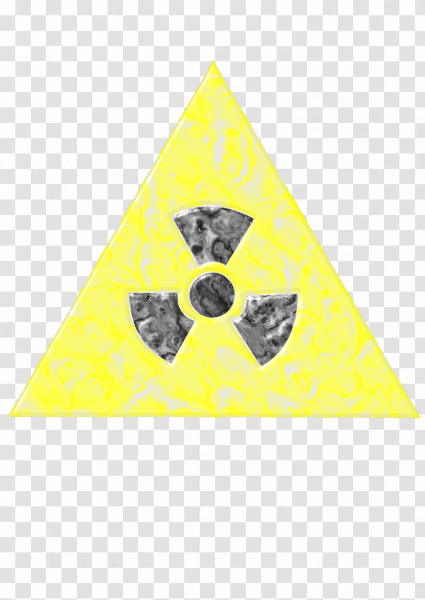 Line Triangle Symbol Pattern - Yellow - Hazardous Waste Clipart Transparent PNG