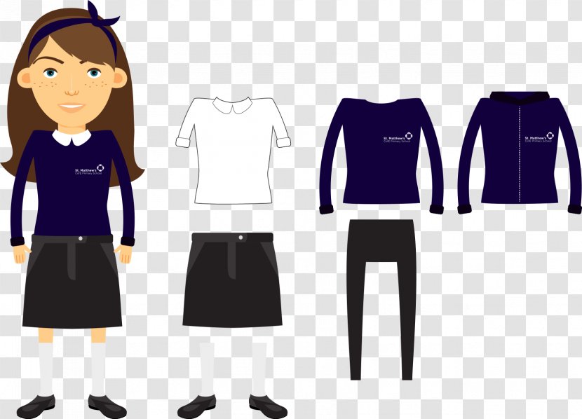 School Uniform Clothing Skirt - Sleeve - Cofe Transparent PNG
