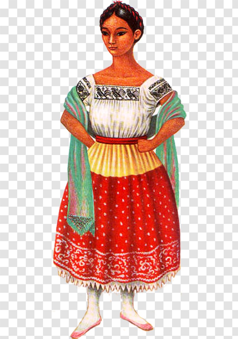 Catarina De San Juan China Poblana Folk Costume Puebla Dress - Culture Transparent PNG
