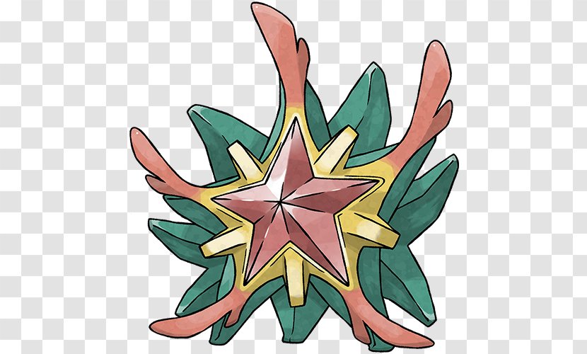Pokémon Sun And Moon Misty Starmie Staryu - Tree Transparent PNG