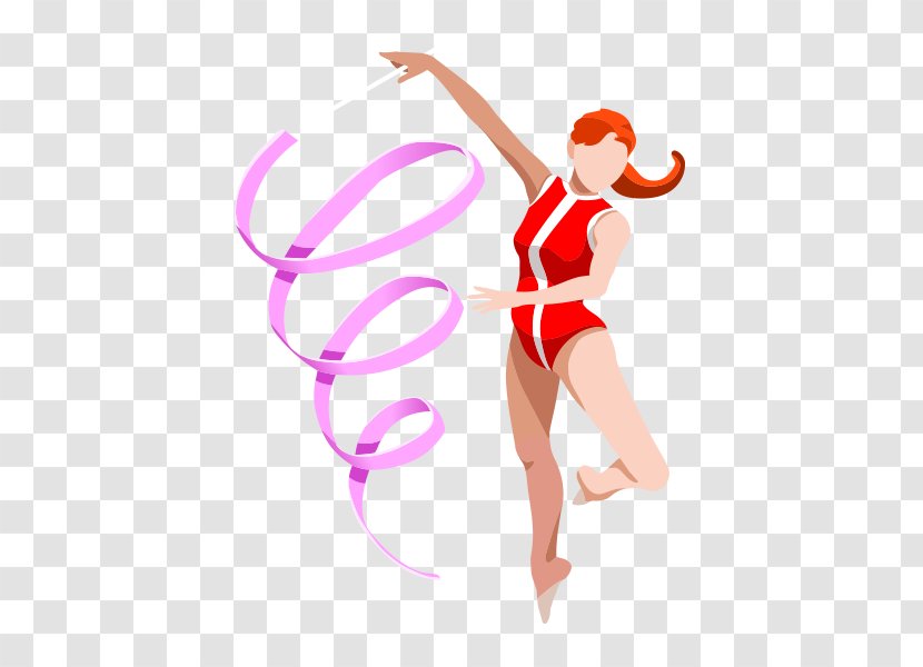 Rhythmic Gymnastics Sport Illustration - Watercolor Transparent PNG