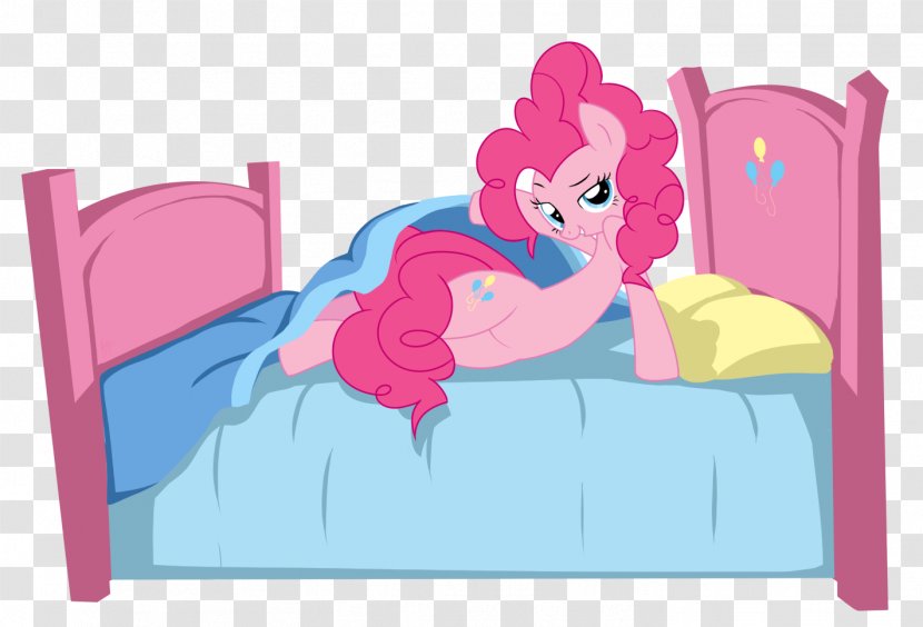 Pinkie Pie My Little Pony Rainbow Dash Clip Art - Tree - Bed Transparent PNG