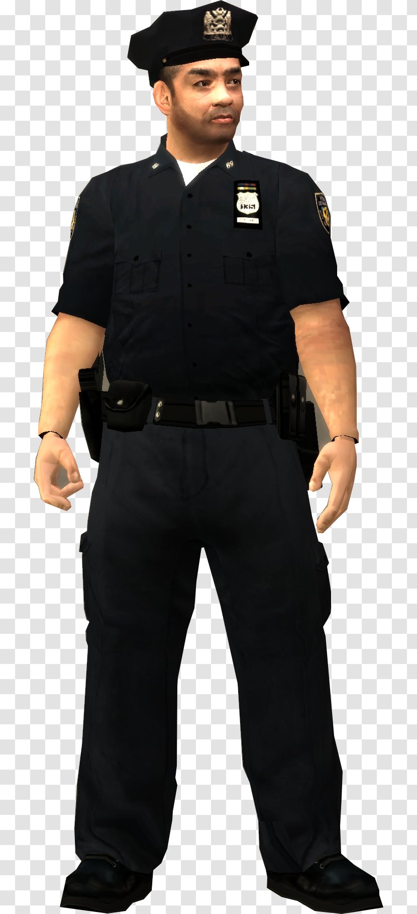 Grand Theft Auto V IV Police Officer - Military Uniform - Policeman Transparent PNG