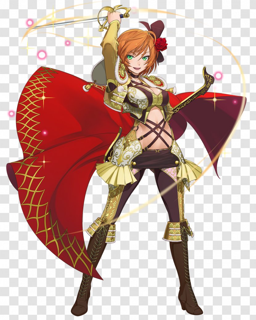 Costume Design Character Piñata - Heart - Female Swordsman Transparent PNG