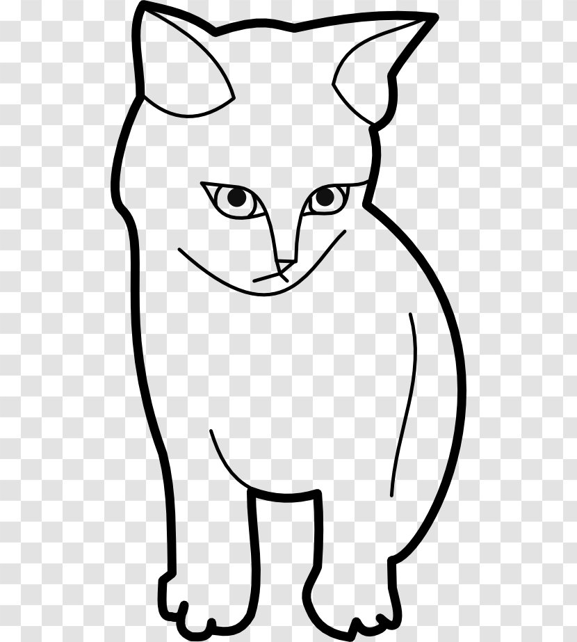 Pink Cat Kitten Drawing Clip Art - Domestic Short Haired Transparent PNG