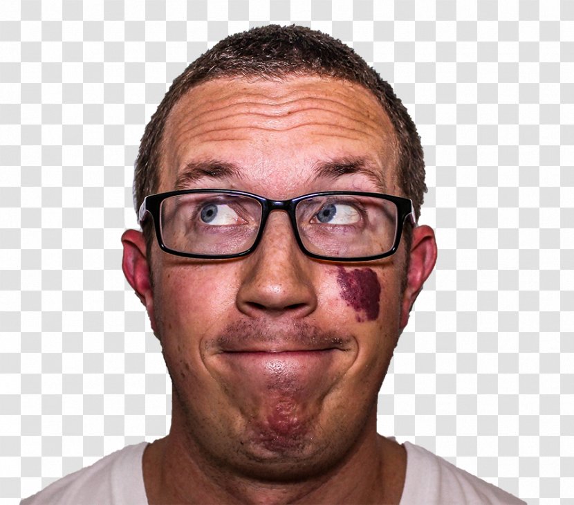 Nose Glasses Chin Cheek Forehead - Pete Transparent PNG