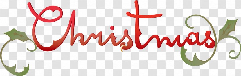 Christmas Clip Art - Text - Title Vector Transparent PNG