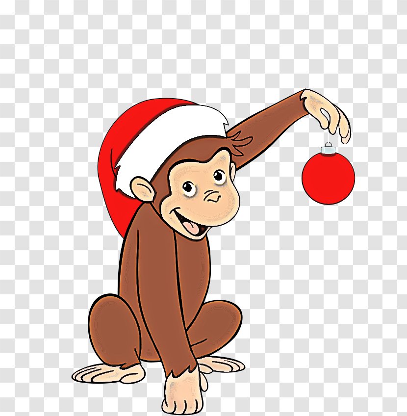 Cartoon Throwing A Ball Christmas Pleased Transparent PNG