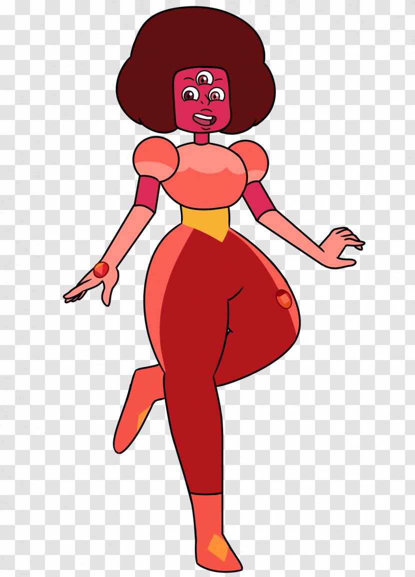 Red Pearl Gemstone Fan Art Drawing - Heart Transparent PNG