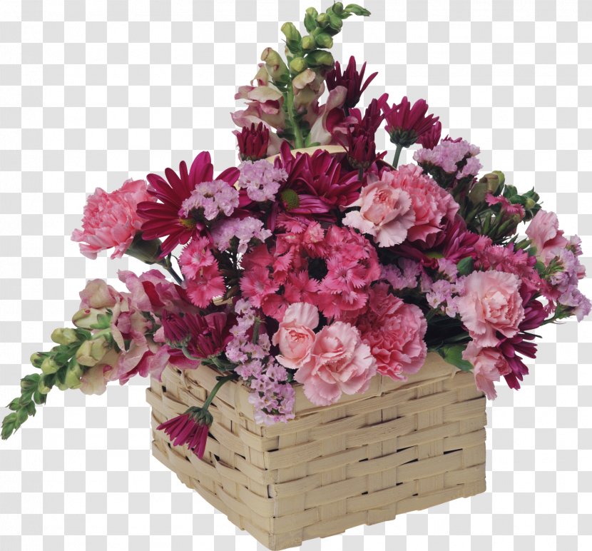 Tokyo Blomsterbutikk Cut Flowers Nosegay - Basket - CARNATION Transparent PNG