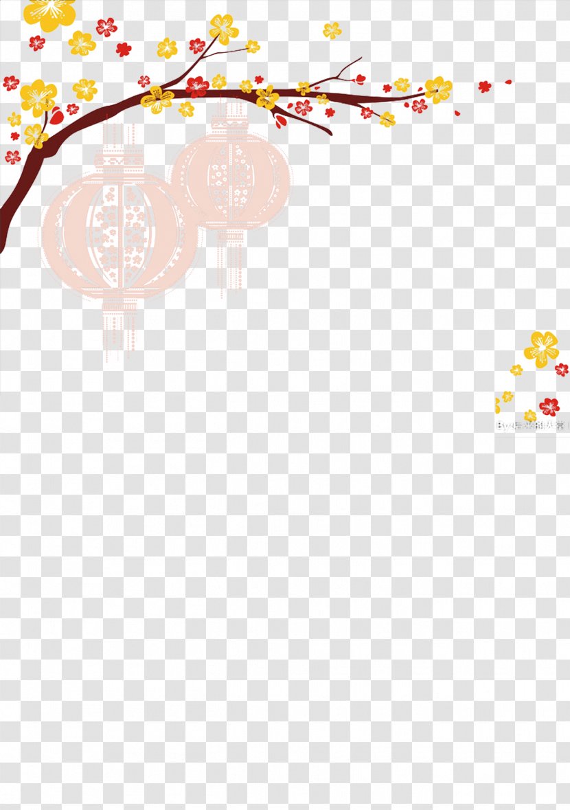 Plum Blossom Euclidean Vector - Material - Chinese New Year Element Transparent PNG