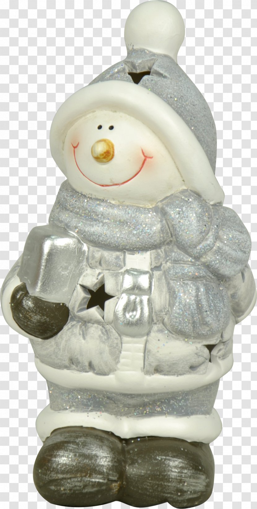 Figurine The Snowman - Christmas Ornament - Binoculo Transparent PNG