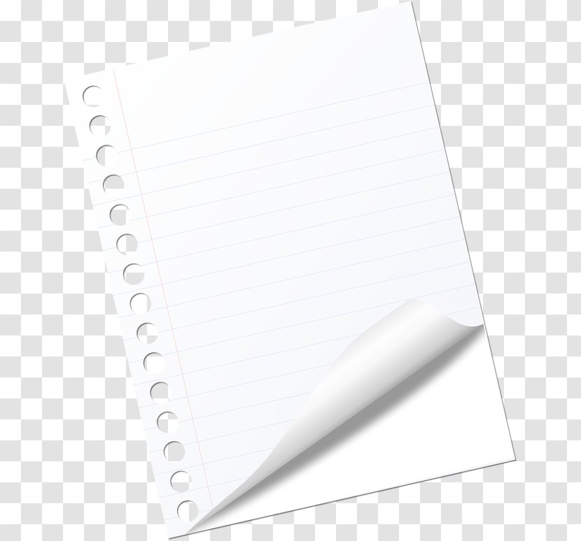 Paper White Notebook Black Transparent PNG