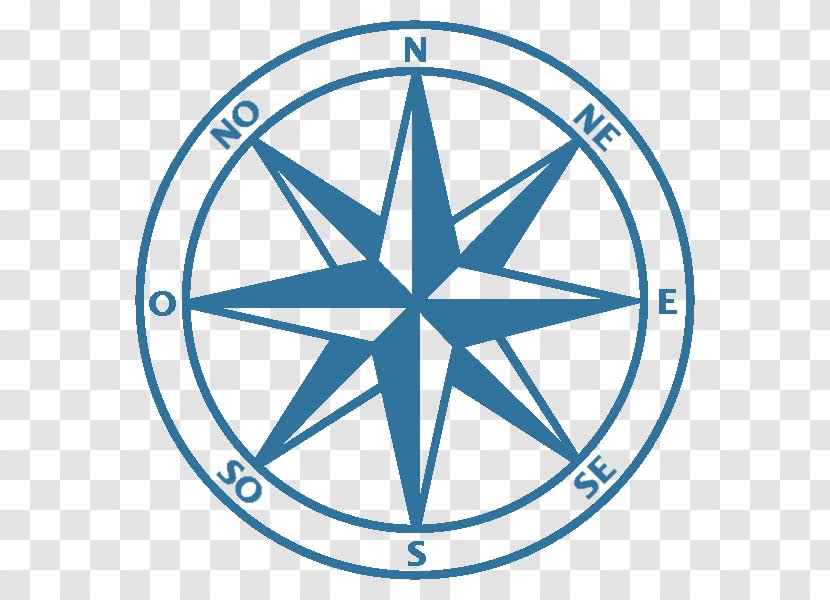 North Compass Rose Symbol - Symmetry Transparent PNG