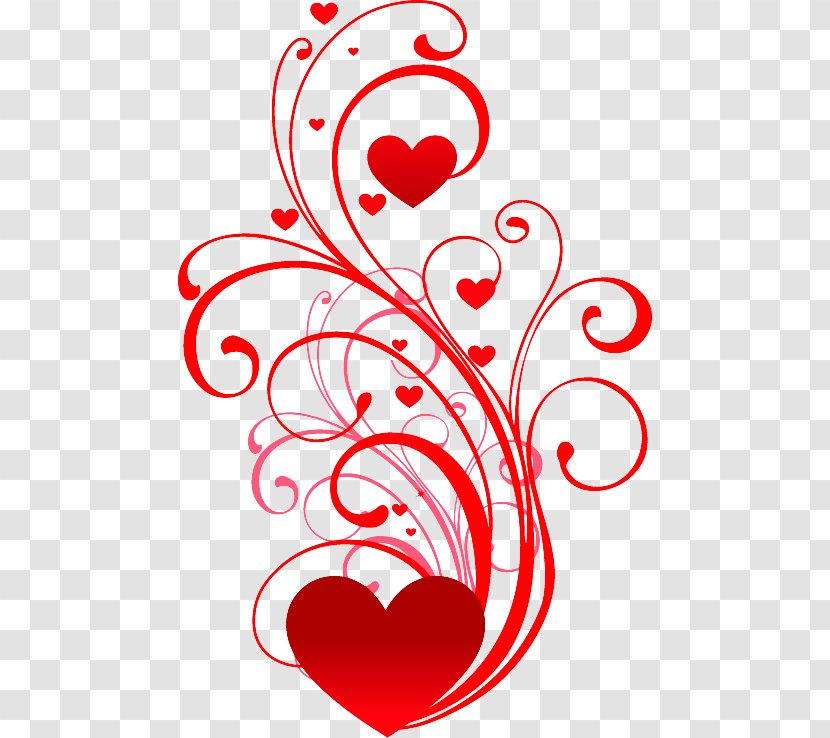 Valentine's Day Ornament Drawing - Silhouette Transparent PNG