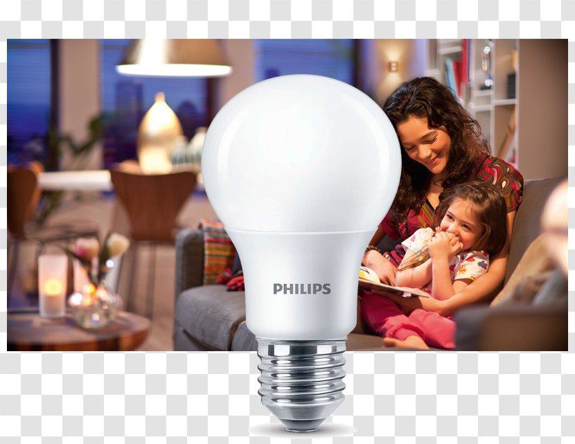 LED Lamp Light Philips Lumen - Incandescent Bulb Transparent PNG
