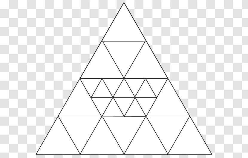 Triangle Mathematics Algebra Puzzle - Line Art Transparent PNG