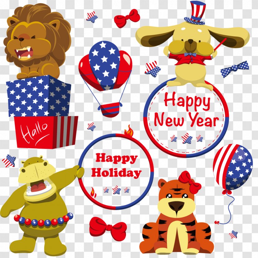 Circus Chinese New Year - Area - Year's Celebration Animals Transparent PNG