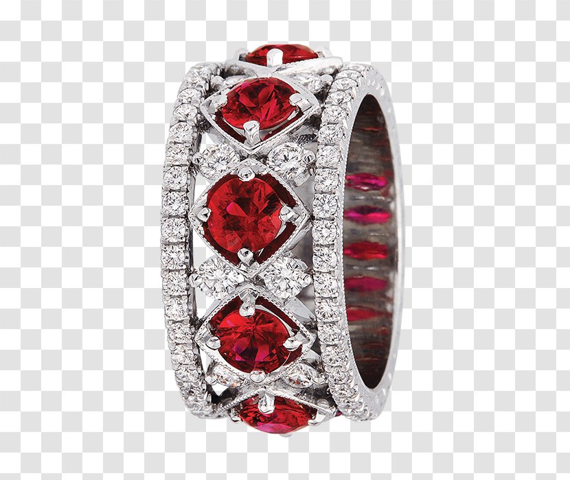 Ruby Earring Jewellery Engagement Ring - Jewelry Making - Creative Wedding Rings Transparent PNG