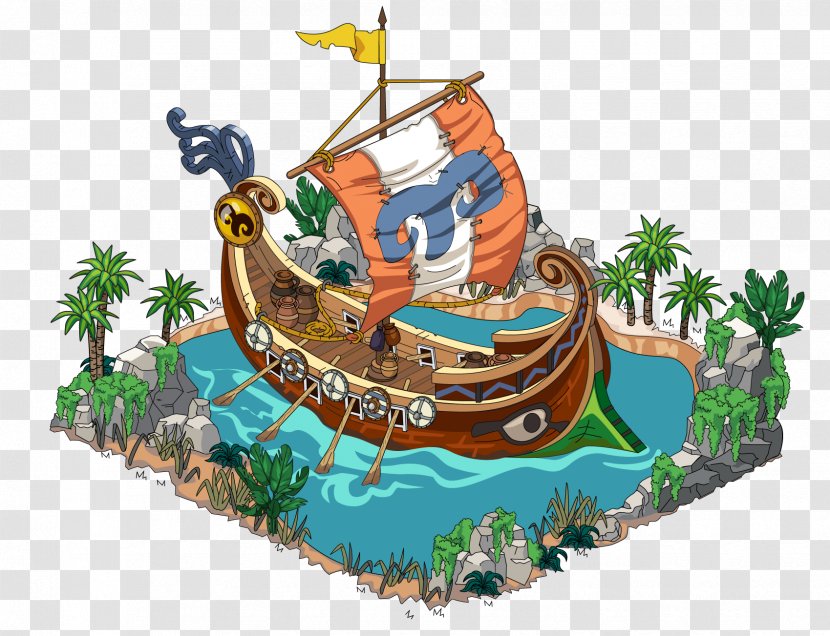 Family Cartoon - Ship - Viking Ships Guy Transparent PNG