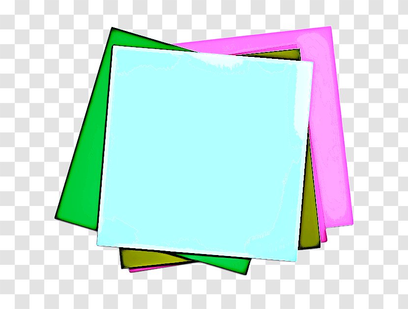 Green Background - Rectangle - Paper Product Transparent PNG