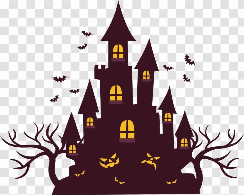 Black Magic Castle - Christmas - Illustration Transparent PNG