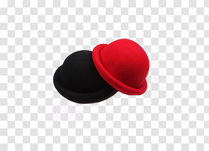Hat Designer - Two Red And Black Winter Transparent PNG
