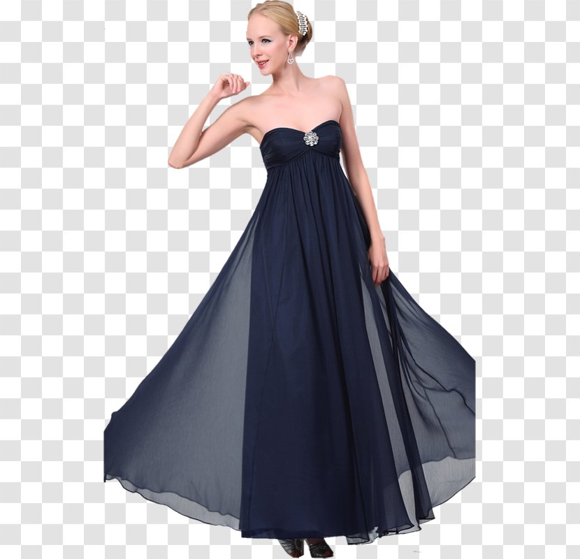 Little Black Dress Evening Gown Midnight Blue Transparent PNG