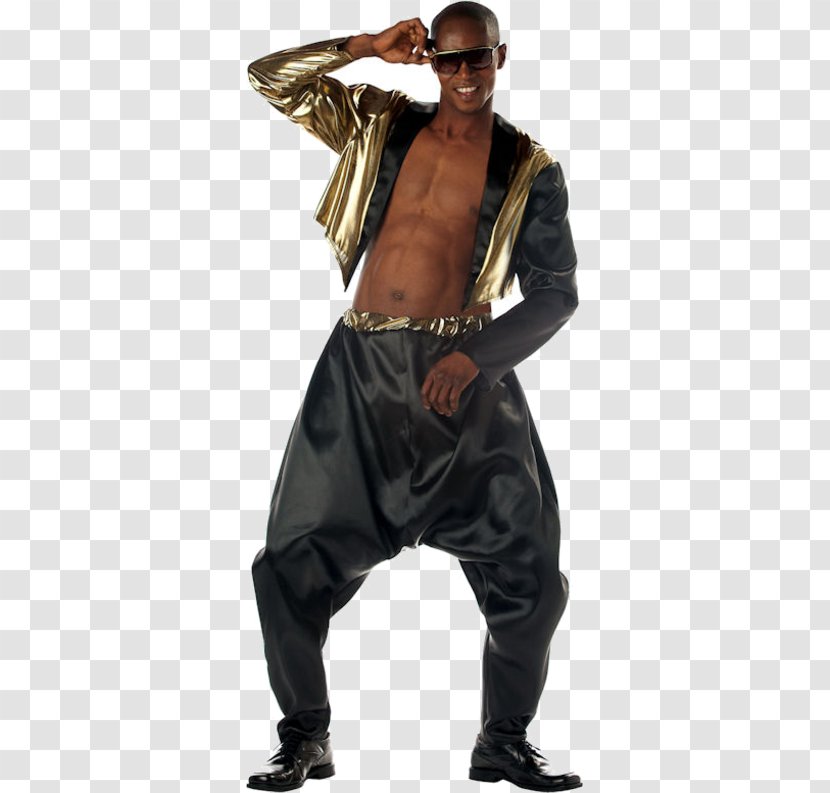 1980s Costume Party Parachute Pants Hammer - Silhouette - Oldschool Hip Hop Transparent PNG