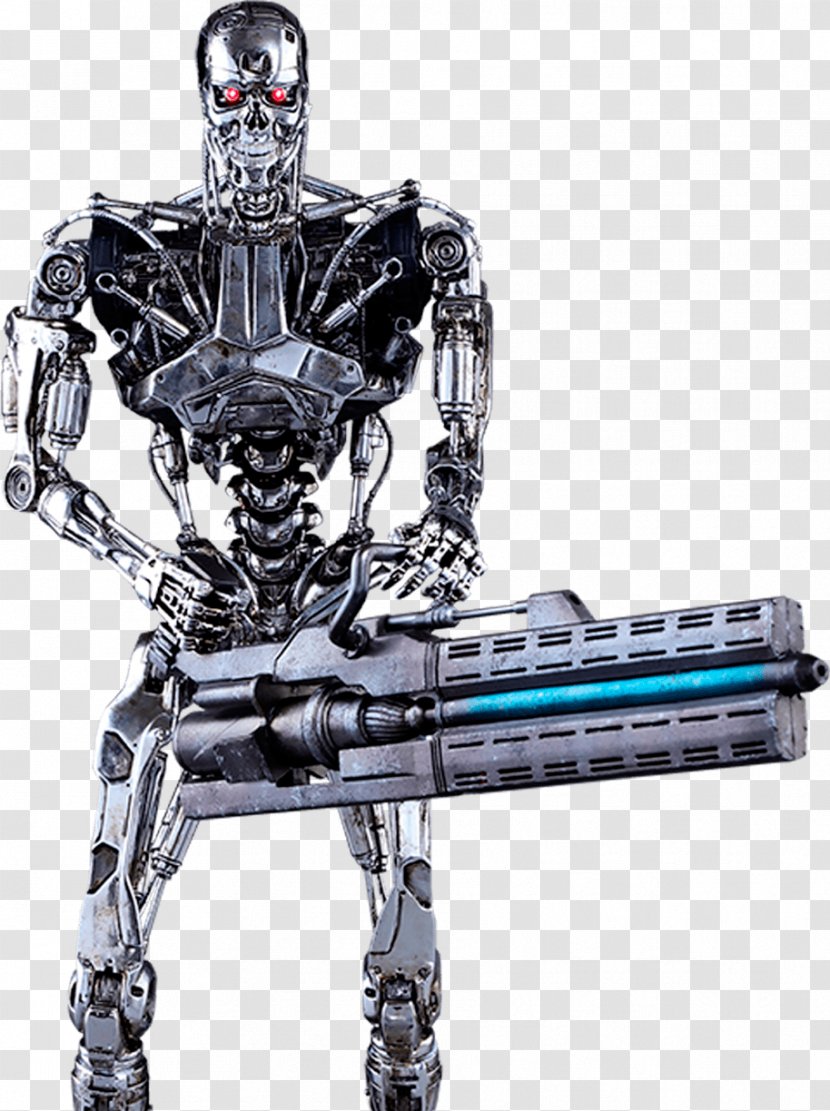 Terminator Skynet Hot Toys Limited 1:6 Scale Modeling Endoskeleton - Robot Transparent PNG