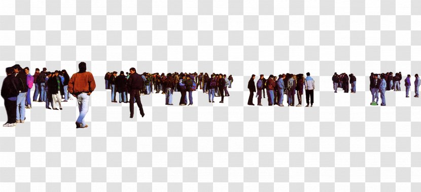 Clipping Path Layers - Rendering - Silhouette Crowd Transparent PNG