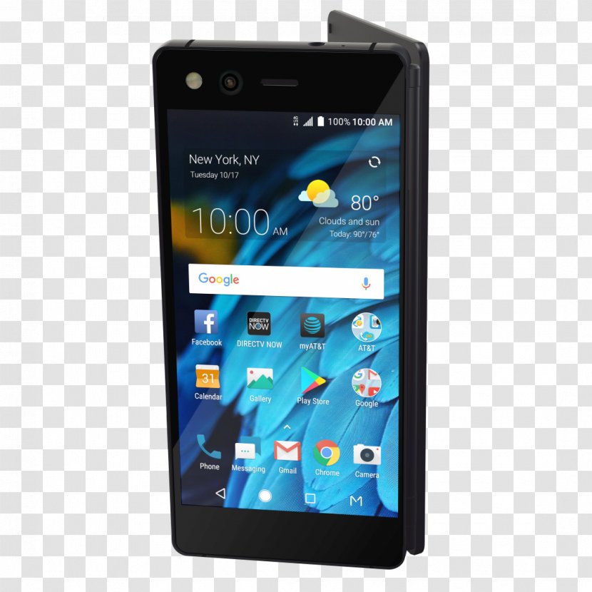 ZTE Axon M Carbon Black 7 Smartphone AT&T Dual Screen - Telephony Transparent PNG