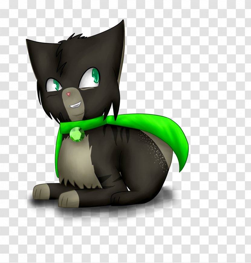 Cat Green - Cartoon Transparent PNG