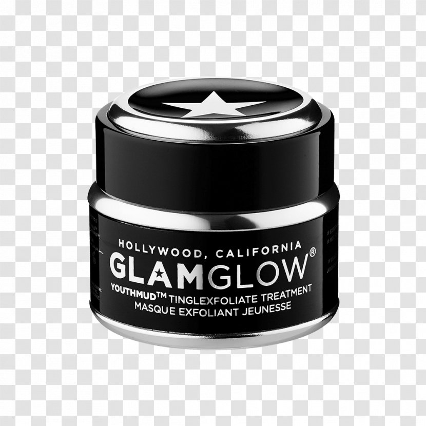 GLAMGLOW YOUTHMUD Tinglexfoliate Treatment Cosmetics Cream Face Beauty - Frame - Club Vip Transparent PNG