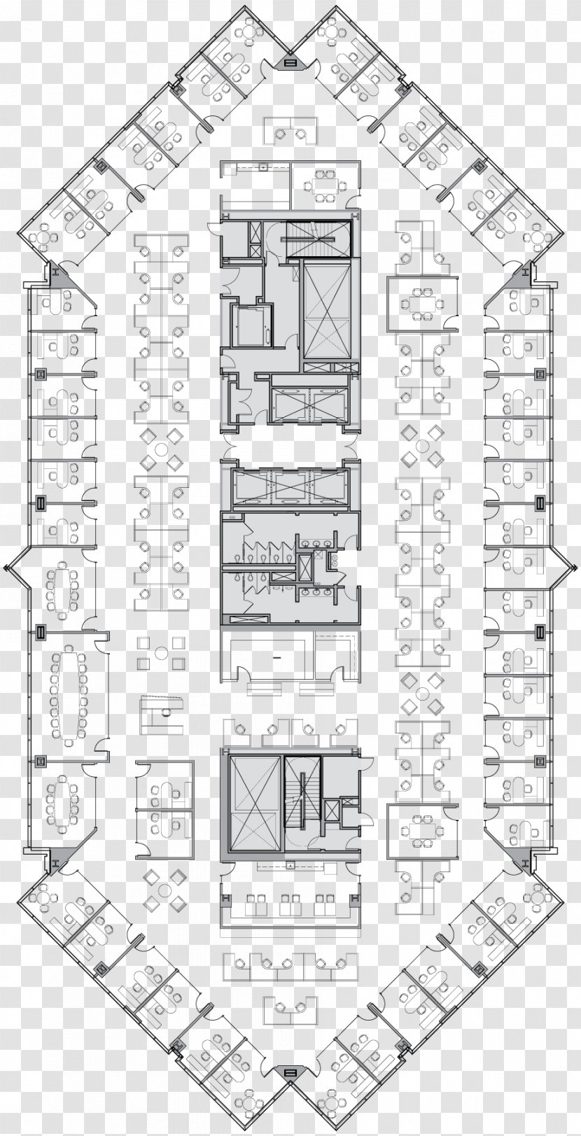 Floor Plan Architecture Technical Drawing - Area - Design Transparent PNG