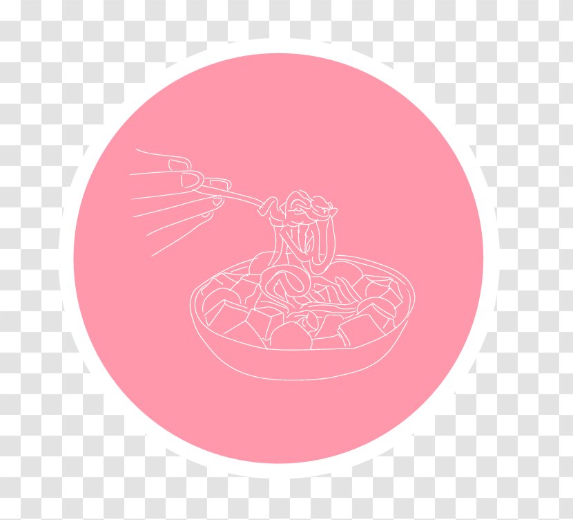 Circle Pink M Font - Pomelo Tea Transparent PNG