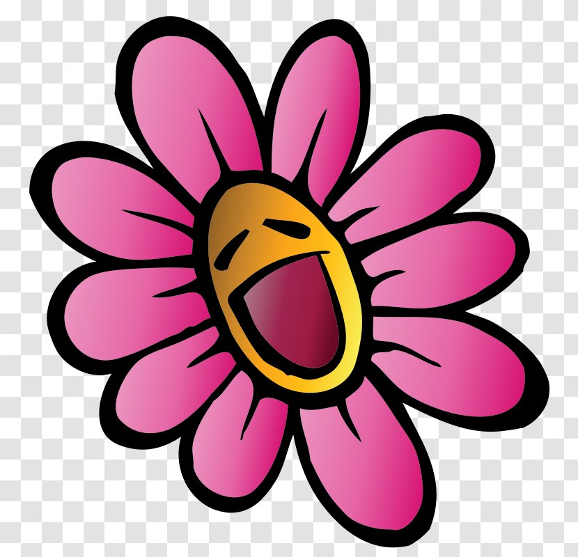 Flower Happiness Clip Art - Cut Flowers - Happy People Image Transparent PNG