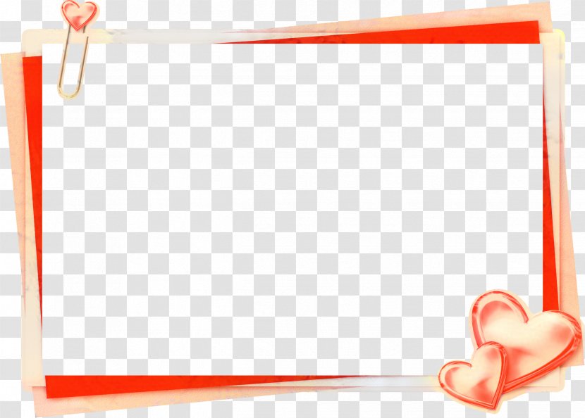 Red Background Frame - Asheghaneh - Heart Picture Transparent PNG